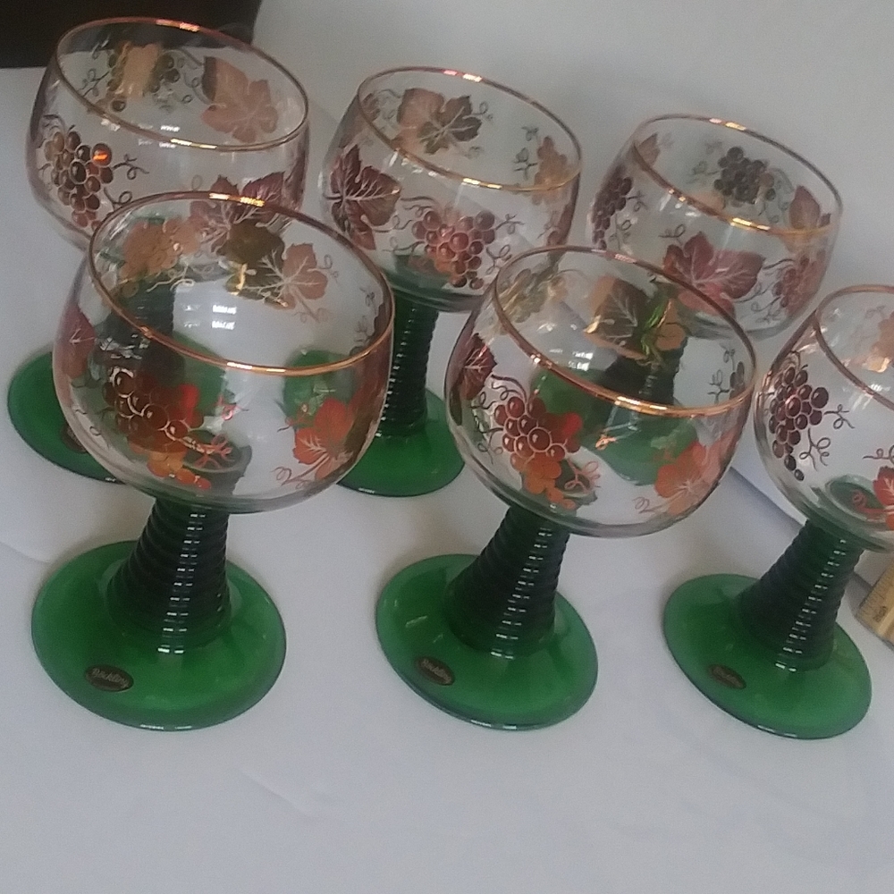 6 Bockling Goblets made in Germany. - Picture 2 of 7